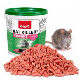   Egerek és patkányok elleni védelem - Erős patkánymérgező egér granulátum legjobb 1 kg