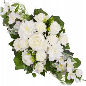   Virág dekoráció - Dísz sírnak, virágcsokor emlékműnek, temetőnek