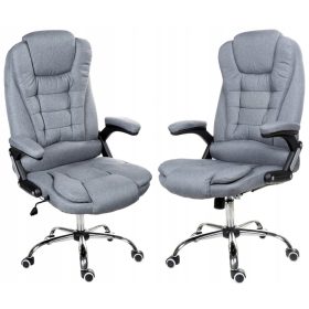  FBJ011 szürke szövet fotel állítható háttámlával