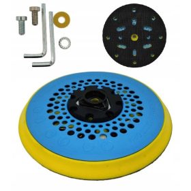   Csiszolókorong - Tépőzáras lemez 150 mm -es lyuk 8 + 8h m8 + 5/16 "