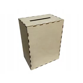   Pénz doboz - Nagy fa ducoupage malacka bank bezárása 20 cm