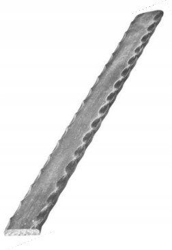 Kapaszkodó a lépcsőhöz - Lapos -csónak 60x8 kalapácsos balustrade kerítés