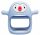 Babafogó - Penguin Buddy Light Blue SmilyMi szilikon fogazó