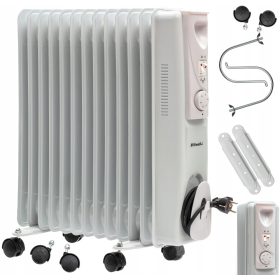 Riwall 2500 W olajradiátor fehér, szürke