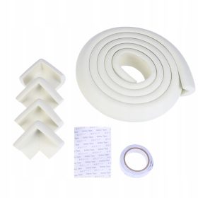   Gyermekbiztonsági biztosítás - Fehér lökhárító az oldalsó bútorokhoz