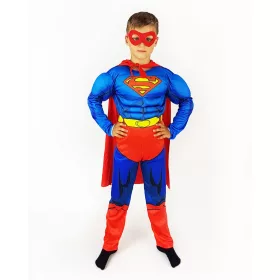 Fiú jelmez - Superman jelmez, köpeny, 122-128 cm