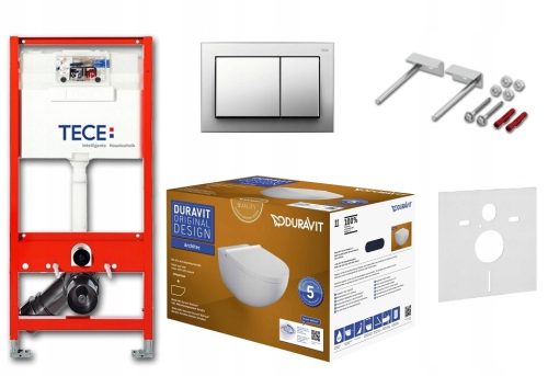 Tece Tece+Duravit+Tece Loop rejtett WC készlet