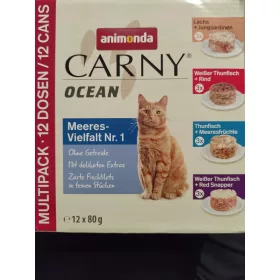   Konzerv macskáknak - Animonda Carny Ocean Mix íze a 12x80 g -os szettben
