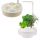  Microgrower virágcserép 26 cm x 26 x 49 cm átmérője 26 cm műanyag fehér