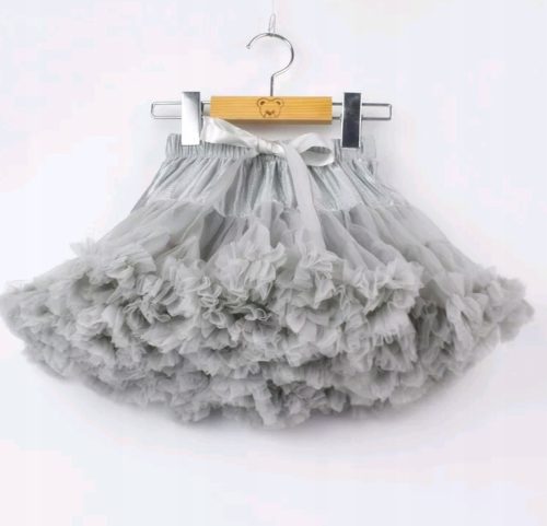 Lány szoknya - Tüll szoknya 110 tutu pettiskirt szürke