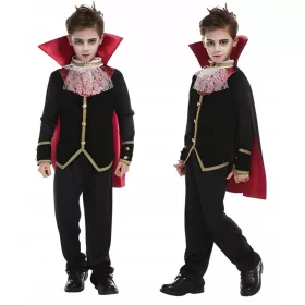 Fiú jelmez - VÁMPIRE DRACULA HALLOWEEN RUHA 134/140