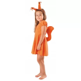 Lány jelmez - Mókusruhás ruha 110/116 dziupla erdő