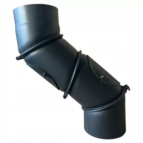   Art-Metal kipufogó könyök könyök 120-4, állítható, 4 szegmens, 120 mm