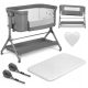 Gyerek turistaágy - Lionelo Delive Cot Cradle Leoni Plus 3in1