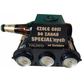   Sörtartály alkohol ajándék a fiú napi gravírozási feliratához wot