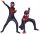 Fiú jelmez - SPIDERMAN MILES MORALES EGYSZERŰ 134/140