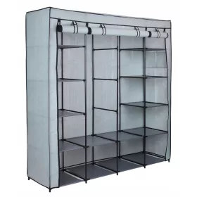    Gockowiak gardrób 325346MG 165 x 170 x 45 cm szürke árnyalatok