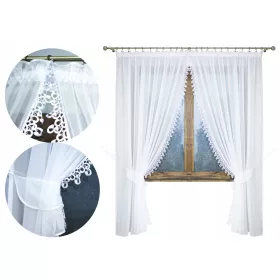 Kész függöny - Klasszikus voile függöny 600 cm x 200