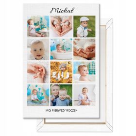   Emlékkép - Hálaajándék Keresztség Egy éves fényképes kép