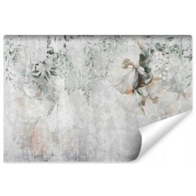 Falikép Absztrakt falfestmény BETON Virágok 450x300