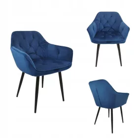   Elegáns, modern vödör karosszék glamour szalon konyha étkező kék