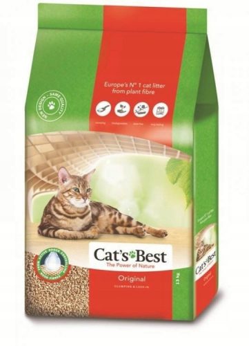 Alom nyulaknak és kis rágcsálóknak - Cat's Best Original 30l 13kg fa csomós