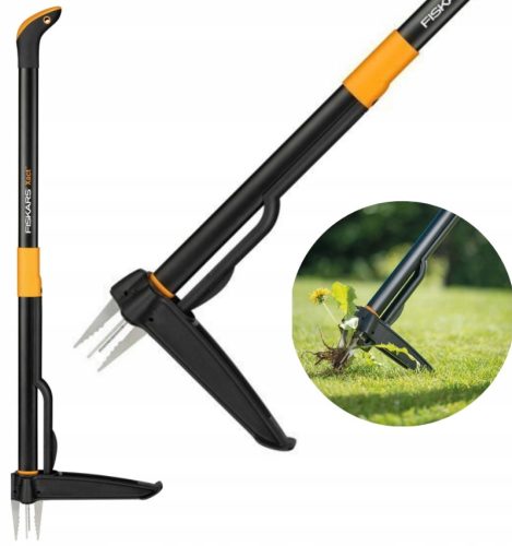  KERTI GYOMKISZÍVÓ XACT FISKARS ERŐS AZ ŐSZI KERTBE