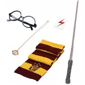   Unisex gyerek jelmez - LED WAND SOUND SÁLSZEMÜVEG NYAKKÉS KÉSZLET HARRY POTTER EGYSZERRE HASZNÁLHATÓ