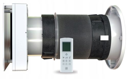 Falra szerelhető rekuperátor Vort HRW 160 60 m3/h Mono EVO HCS