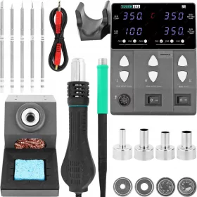   2 az 1-ben forrasztópáka (meleg levegő és hegy) Reball 760 W