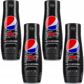  4X SODASTREAM PEPSI MAX SZIRUP CUKOR NÉLKÜL 440 ML