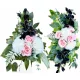 Virág dekoráció - EGYEDI művirág KÉSZLET Csokor + Csokor Dekoráció Síremlékműhöz