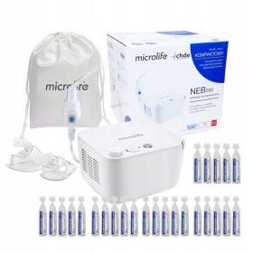   Gyermek inhalátor - NEB 200 dugattyús inhaláló + sóoldat 25 db.