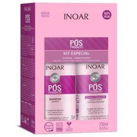    Inoar Pos Progress 2x250 ml sampon + balzsam keratinos kiegyenesítés után