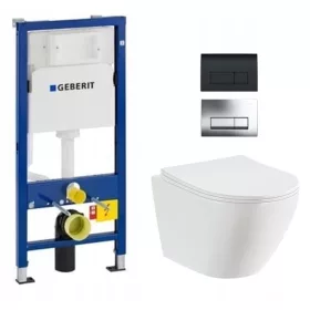    GEBERIT FRAME DELTA GOMB VILA WC-TÁL RENDSZER RIMLES TORNADO