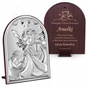   Emlékkép - Ezüst kép ajándék ajándéktárgy keresztelése