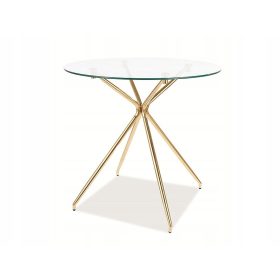  Signal GLAMOUR kerek asztal 80 x 80 x 75 cm arany