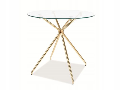  Signal GLAMOUR kerek asztal 80 x 80 x 75 cm arany