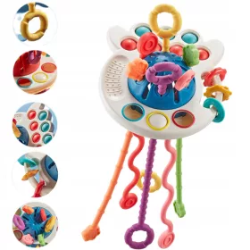   Babafogó - Montessori Teether csecsemőknek szenzoros játékjátékok csecsemőknek