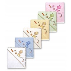   Baba törölköző kapucnival - Marini 015 fürdőborítás 80x80 Termmofrota