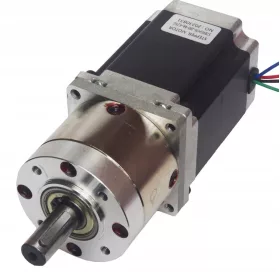   NEMA23 léptetőmotor 5,25-szeres bolygókerekes hajtóművel, 9,4 N.m