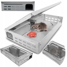   Egerek és patkányok elleni védelem - Egér mancs egérfémen żywolapka humanitárius ablakkal