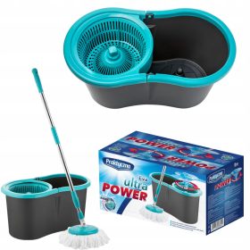  Padlómosó - Forgó forgó rotációs mop 360 mikroszál + vödör Eva gyakorlati florina