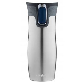   Termosz, hőtároló - Contigo West Loop 2.0 termikus bögre ezüst 470 ml