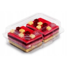   Eldobható étkészlet - Műanyag esküvői torta tartó kisállat 50 db