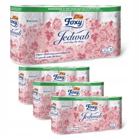 Vécé papír - FOXY SILK WC-papír 3 rétegű CSOMAG
