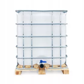   1000 literes tartály IBC raklap konténer Mauzer 1000 literes tartályos konténer