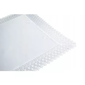   Abrosz, futó - Asztali futó, fehér, krémszínű, 180 x 60 cm