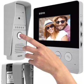   Eura Video intercom "Eura" Vdp-19A3 "Helios" képernyő 4'3", nyitó 2 bejegyzés, A33A119