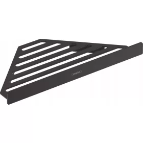    Hansgrohe AddStoris sarok fürdőszobai polc 305x148x26 mm fekete